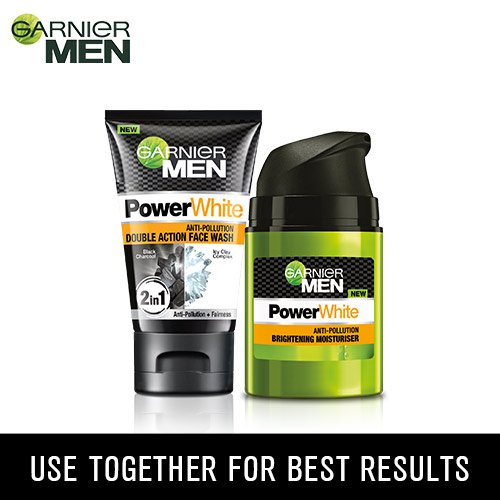 For Best Results Try the Garnier Men Power White Range
